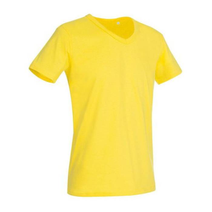 BEN V-NECK T-SHIRT - Daisy Yellow<br><small>EA-HS370906</small>