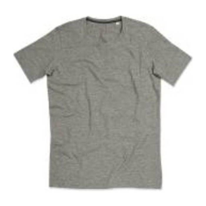 CLIVE CREW NECK T-SHIRT - Grey Heather<br><small>EA-HS391506</small>