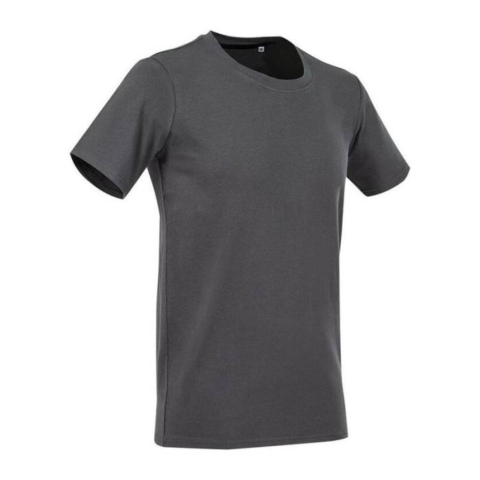 CLIVE CREW NECK T-SHIRT - Slate Grey<br><small>EA-HS391606</small>