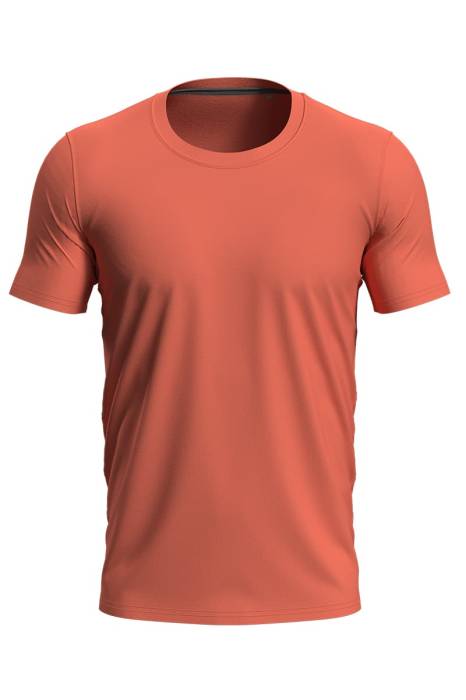 CLIVE CREW NECK T-SHIRT - Salmon Pink<br><small>EA-HS392806</small>