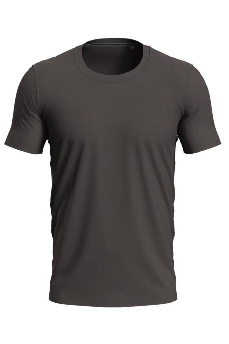 CLIVE CREW NECK T-SHIRT - Dark Chocolate<br><small>EA-HS393206</small>