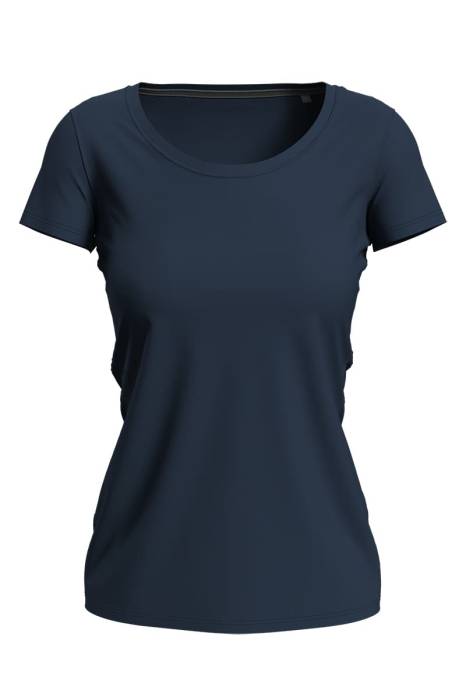 CLAIRE CREW NECK T-SHIRT - Blue Midnight<br><small>EA-HS443906</small>