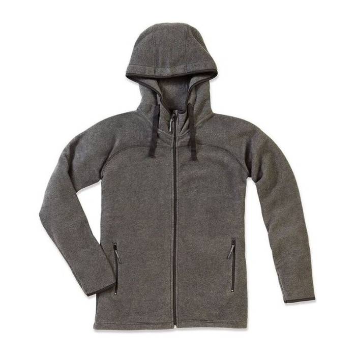ACTIVE POWER FLEECE JACKET - Anthra Heather<br><small>EA-HS562306</small>