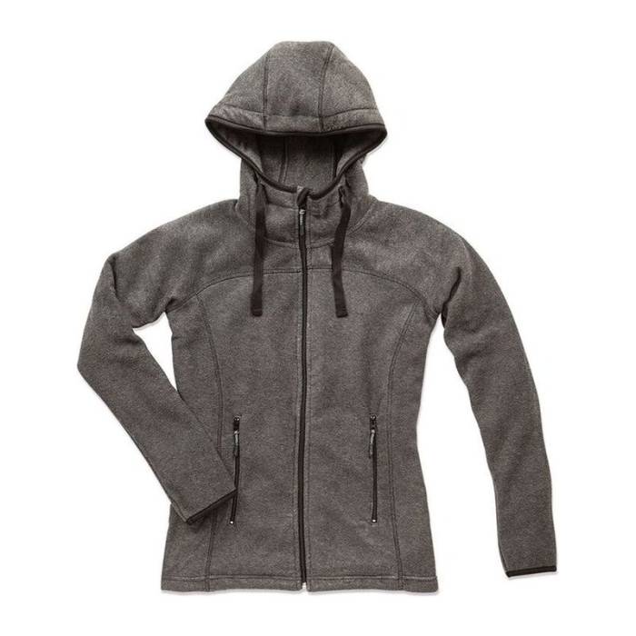 ACTIVE POWER FLEECE JACKET - Anthra Heather<br><small>EA-HS582306</small>