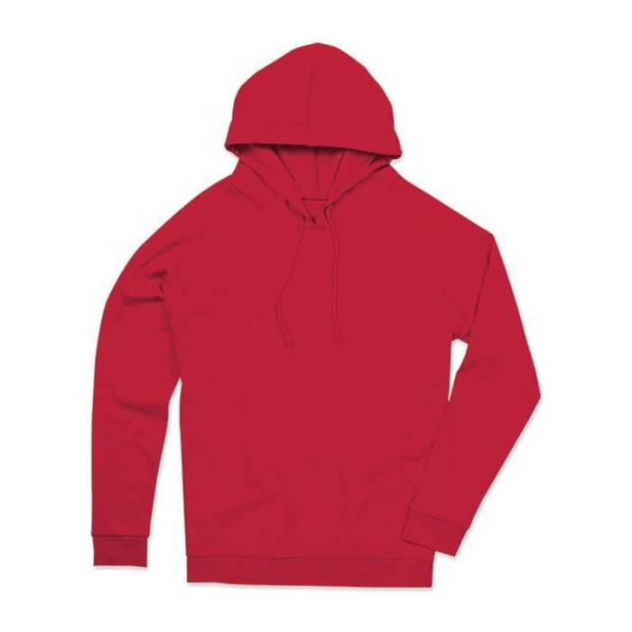 HOODED SWEATSHIRT - Scarlet Red<br><small>EA-HS890506</small>
