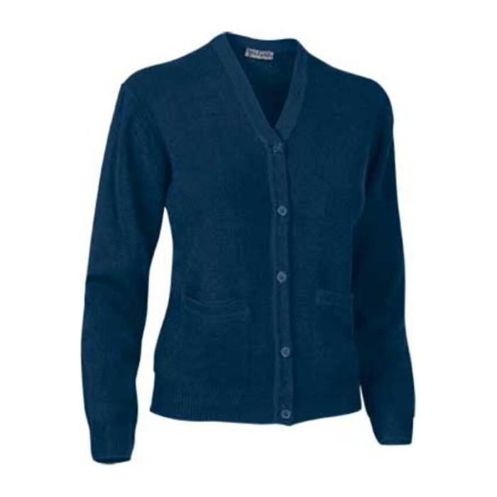 Women Sweater Cardigan - Orion Navy Blue<br><small>EA-JEVACDMMR19</small>