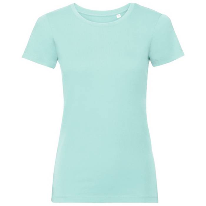 Russell Ladies’ Authentic Eco T - Aqua<br><small>EA-JZ108F.21.0</small>