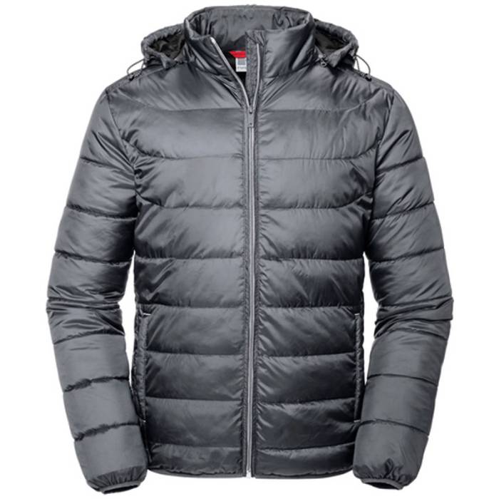 Russell Men’s Hooded Nano Jacket - Iron Grey<br><small>EA-JZ440M.23.2</small>
