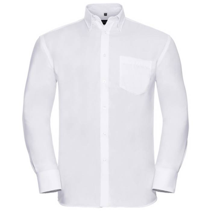 Russel men Non-iron shirt long-sleeve - White<br><small>EA-JZ956M.01.1</small>