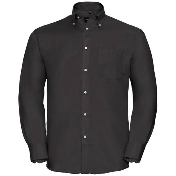 Russel men Non-iron shirt long-sleeve - Black<br><small>EA-JZ956M.03.1</small>