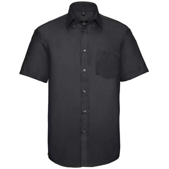 Russell Non-iron Men Shirt short-sleeve - Black<br><small>EA-JZ957M.03.3</small>