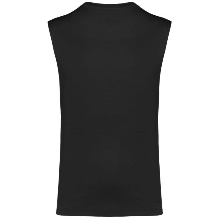 Eco-Friendly Men Sleeveless T-Shirt - Black<br><small>EA-KA3022ICBL-2XL</small>