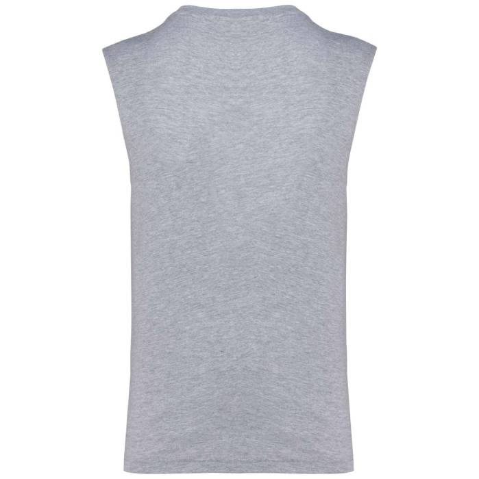 Eco-Friendly Men Sleeveless T-Shirt - Oxford Grey<br><small>EA-KA3022ICOXG-S</small>
