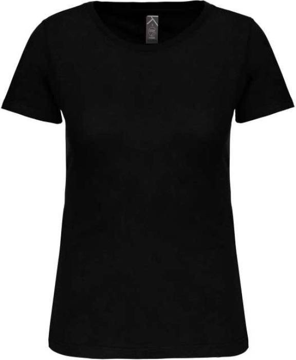 Ladies` Bio150Ic Crew Neck T-Shirt - Black<br><small>EA-KA3026ICBL-3XL</small>