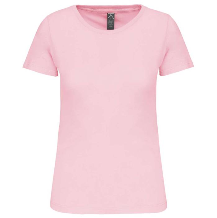 Ladies` Bio150Ic Crew Neck T-Shirt - Pale Pink<br><small>EA-KA3026ICPP-L</small>