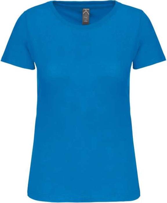 Ladies` Bio150Ic Crew Neck T-Shirt - Tropical Blue<br><small>EA-KA3026ICTB-2XL</small>