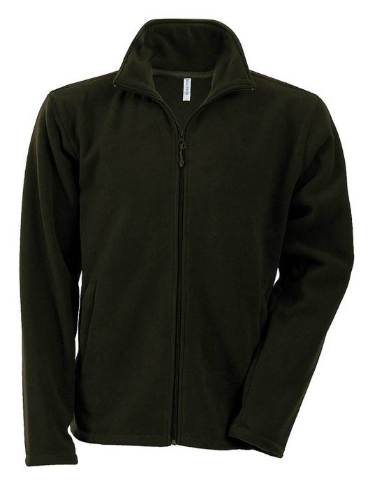 FALCO - FULL ZIP MICROFLEECE JACKET - Green Olive<br><small>EA-KA911GO-L</small>