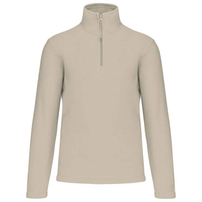 ENZO - ZIP NECK MICROFLEECE JACKET - Beige<br><small>EA-KA912BE-2XL</small>