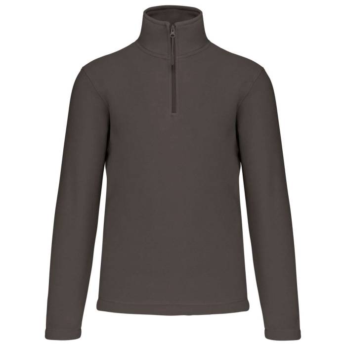 ENZO - ZIP NECK MICROFLEECE JACKET - Green Olive<br><small>EA-KA912GO-2XL</small>