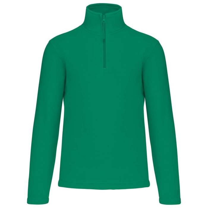 ENZO - ZIP NECK MICROFLEECE JACKET - Kelly Green<br><small>EA-KA912KL-2XL</small>