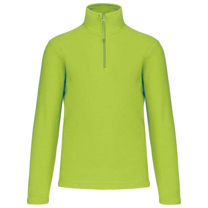 ENZO - ZIP NECK MICROFLEECE JACKET - Lime<br><small>EA-KA912LI-4XL</small>