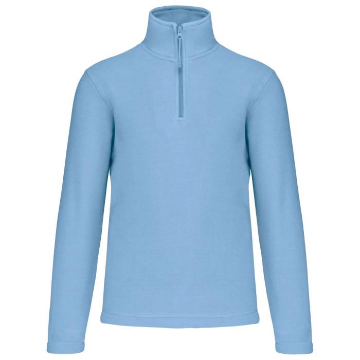 ENZO - ZIP NECK MICROFLEECE JACKET - Sky Blue<br><small>EA-KA912SB-3XL</small>