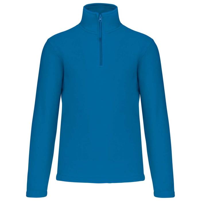 ENZO - ZIP NECK MICROFLEECE JACKET - Tropical Blue<br><small>EA-KA912TB-4XL</small>