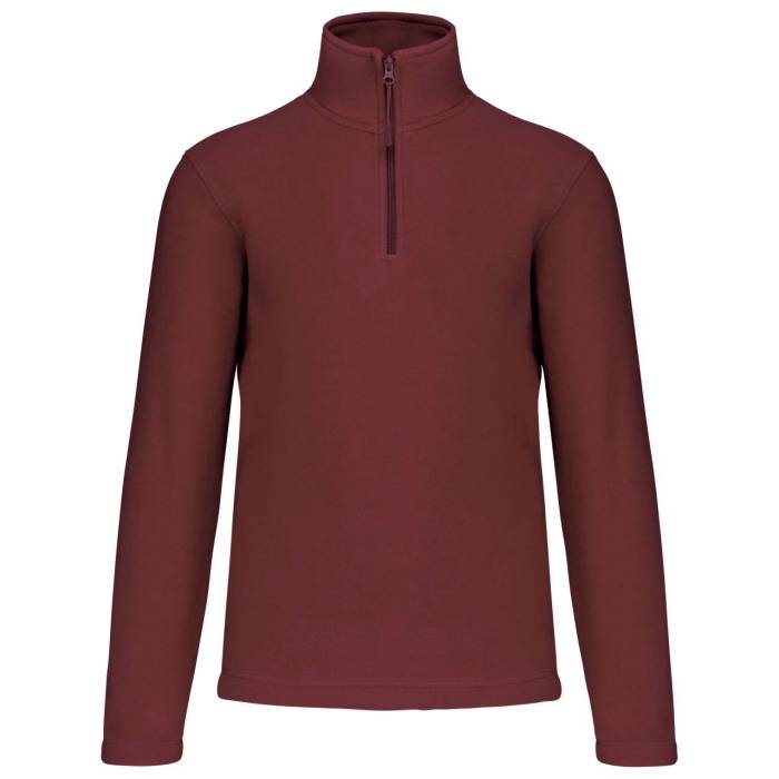 ENZO - ZIP NECK MICROFLEECE JACKET - Wine<br><small>EA-KA912WN-2XL</small>