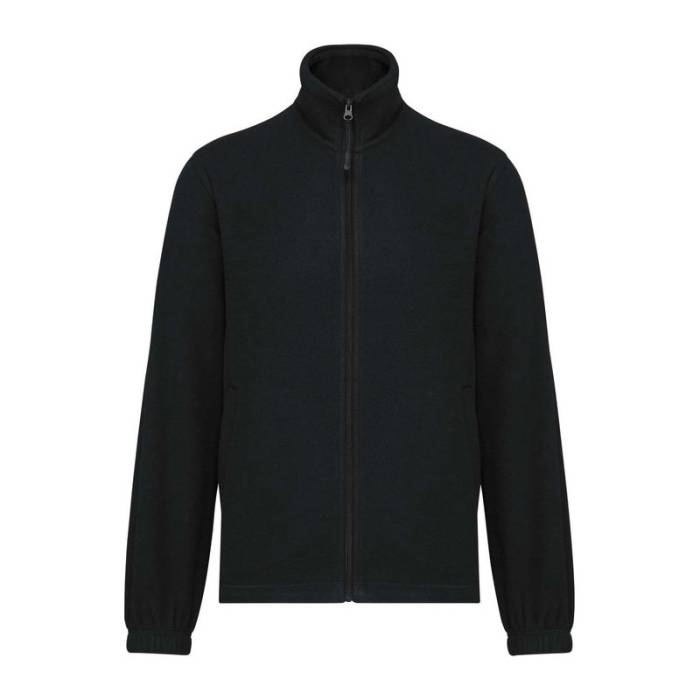 Unisex Microfleece Elasticated Jacket - Black<br><small>EA-KA940BL-2XL</small>