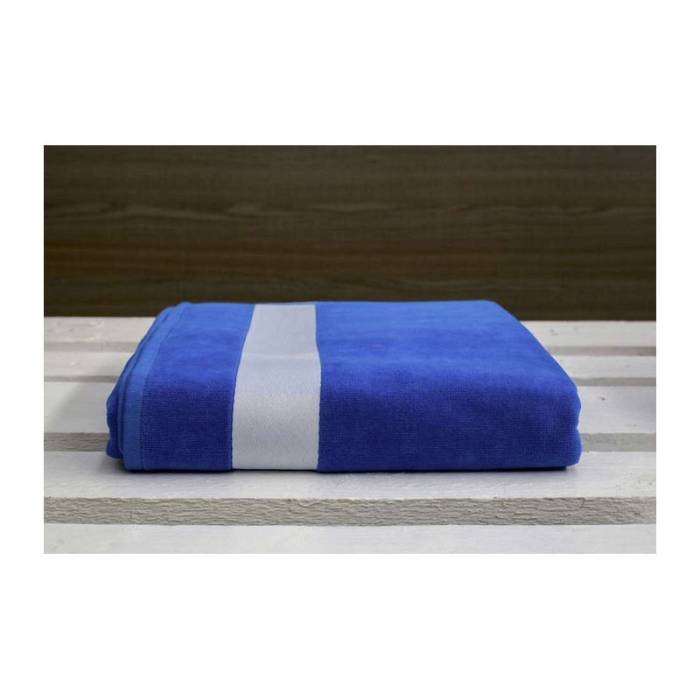 OLIMA VELOUR BEACH TOWEL - Royal<br><small>EA-OLV4000RO-100X180</small>