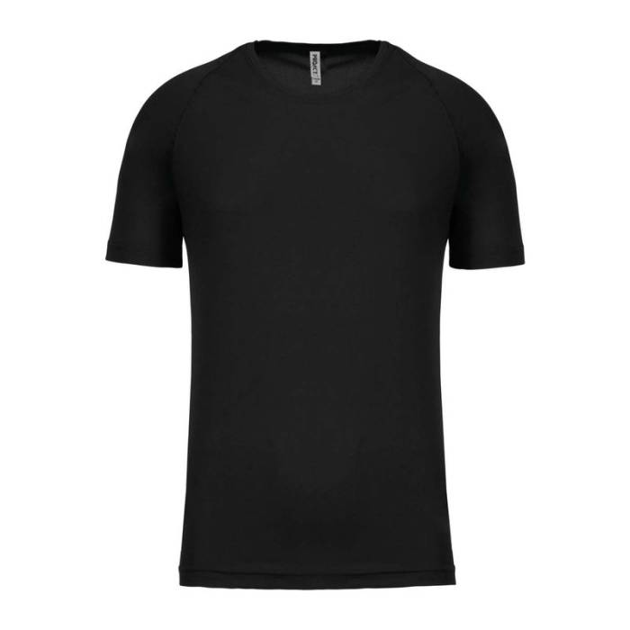 MEN`S SHORT-SLEEVED SPORTS T-SHIRT - Deep Black<br><small>EA-PA438BL-2XL</small>