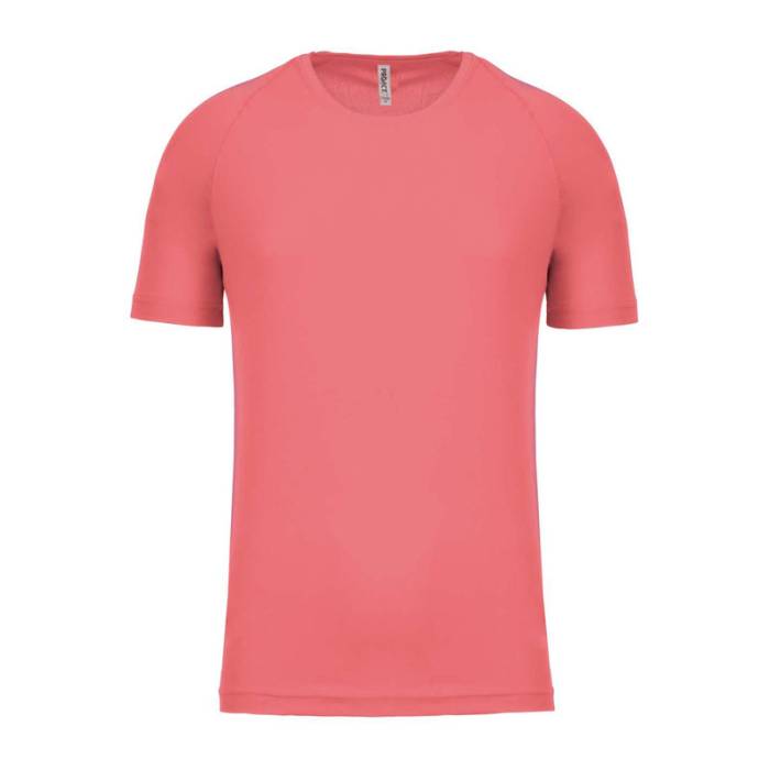 MEN`S SHORT-SLEEVED SPORTS T-SHIRT - Coral<br><small>EA-PA438CRL-2XL</small>