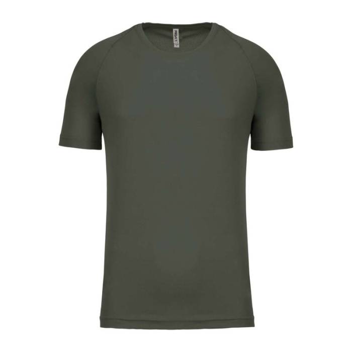 MEN`S SHORT-SLEEVED SPORTS T-SHIRT - Dark Khaki<br><small>EA-PA438DKH-S</small>