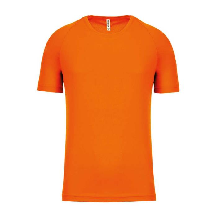 MEN`S SHORT-SLEEVED SPORTS T-SHIRT - Fluorescent Orange<br><small>EA-PA438FOR-L</small>