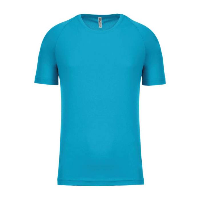 MEN`S SHORT-SLEEVED SPORTS T-SHIRT - Light Turquoise<br><small>EA-PA438LTU-2XL</small>