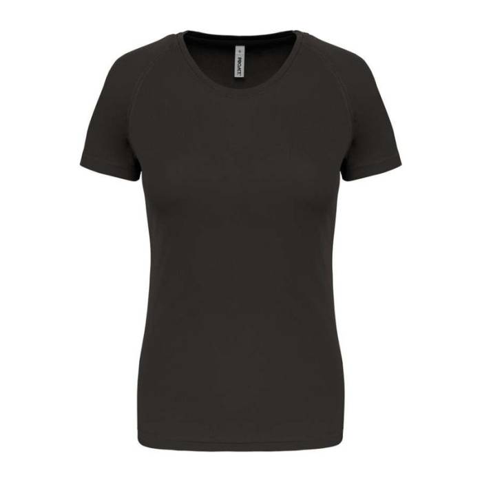 LADIES` SHORT-SLEEVED SPORTS T-SHIRT - Dark Grey<br><small>EA-PA439DG-2XL</small>