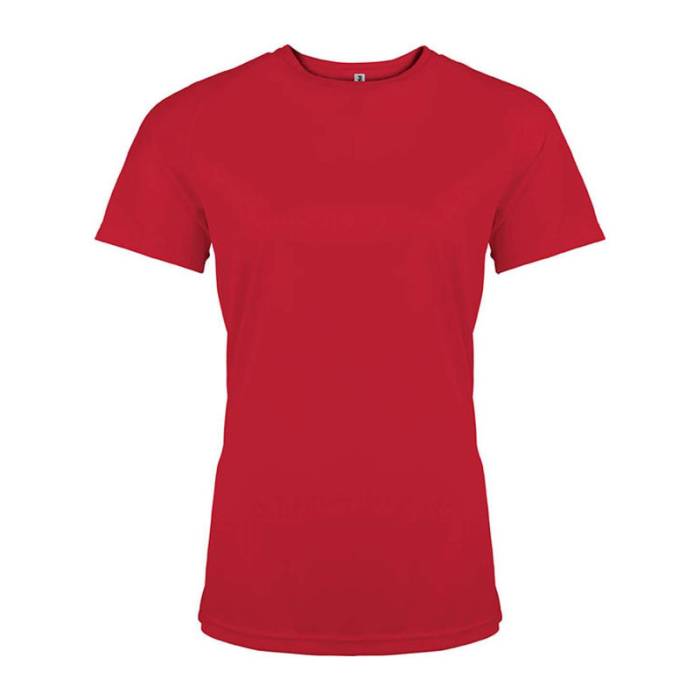 LADIES` SHORT-SLEEVED SPORTS T-SHIRT - Red<br><small>EA-PA439RE-2XL</small>