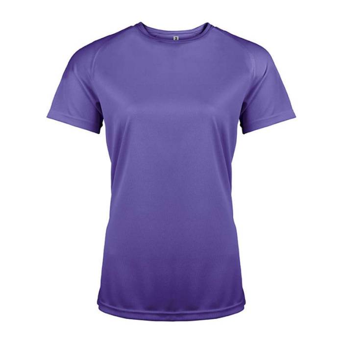 LADIES` SHORT-SLEEVED SPORTS T-SHIRT - Violet<br><small>EA-PA439VI-S</small>