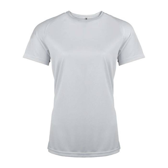 LADIES` SHORT-SLEEVED SPORTS T-SHIRT - Arctic White<br><small>EA-PA439WH-L</small>