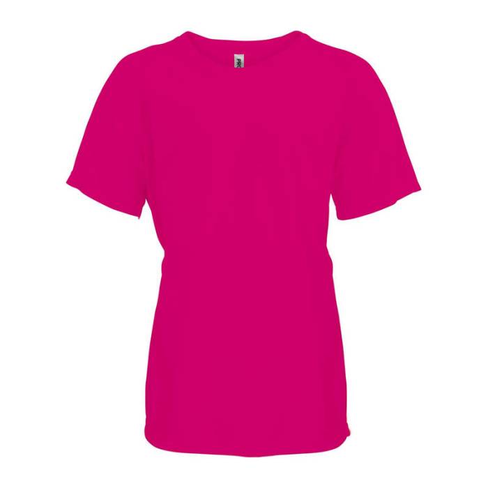 KIDS` SHORT SLEEVED SPORTS T-SHIRT - Fuchsia<br><small>EA-PA445FU-12/14</small>