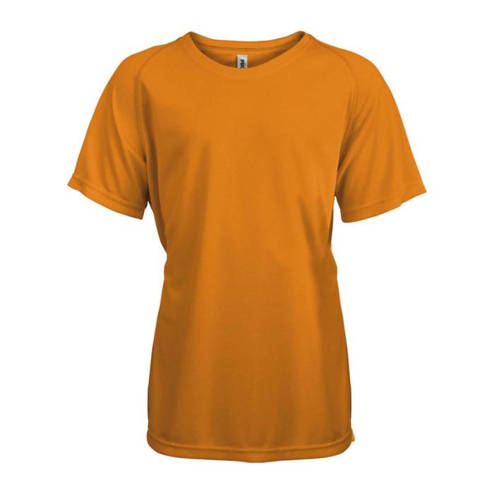 KIDS` SHORT SLEEVED SPORTS T-SHIRT - Orange<br><small>EA-PA445OR-12/14</small>