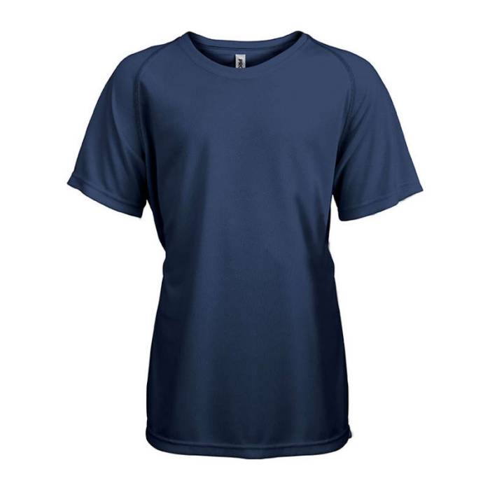 KIDS` SHORT SLEEVED SPORTS T-SHIRT - Sporty Navy<br><small>EA-PA445SNV-6/8</small>