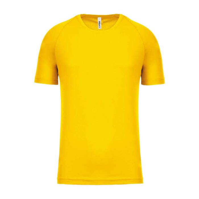 KIDS` SHORT SLEEVED SPORTS T-SHIRT - True Yellow<br><small>EA-PA445TYE-10/12</small>