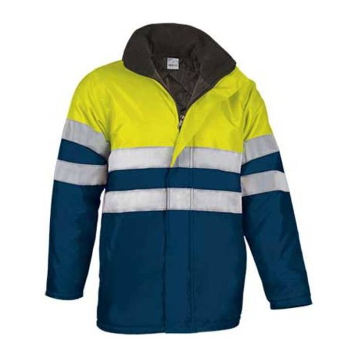 TRAFFIC kabát - Neon Yellow-Orion Navy Blue<br><small>EA-PKVATRAAM20</small>