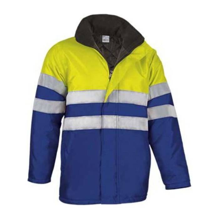TRAFFIC kabát - Neon Yellow-Bluish Blue<br><small>EA-PKVATRAAZ20</small>