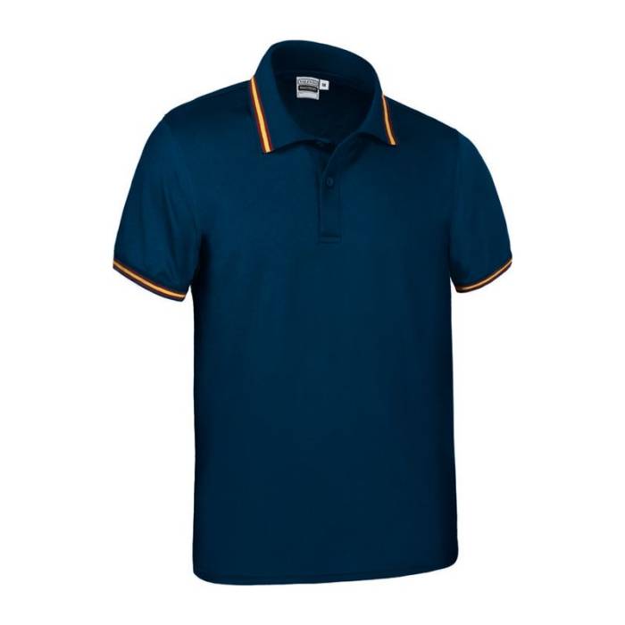 technical polo MAASTRICHT - Orion Navy Blue-Spanish Flag<br><small>EA-POVAMAAME20</small>