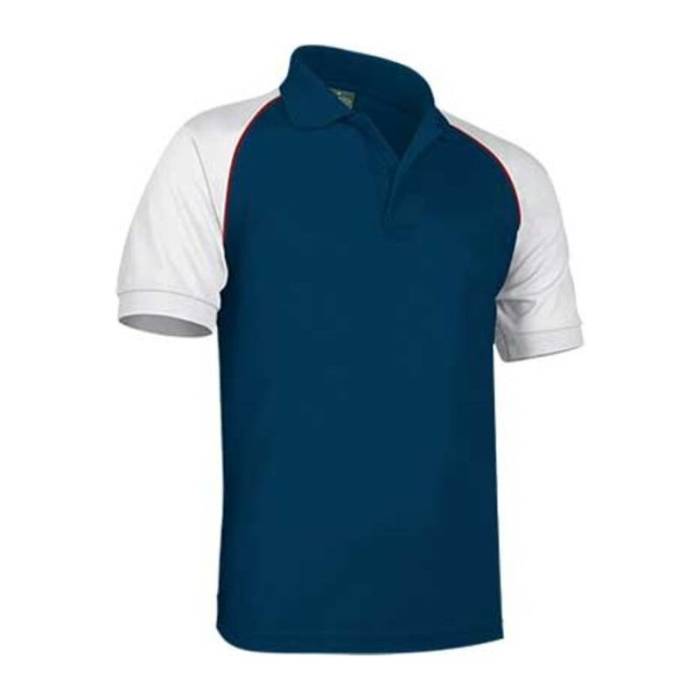 Typed Poloshirt Venur - Orion Navy Blue-White-Lotto Red<br><small>EA-POVARGCMB20</small>