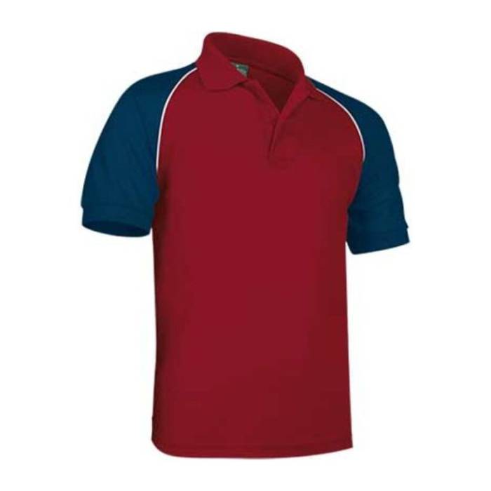 Typed Poloshirt Venur - Lotto Red-Orion Navy Blue-White<br><small>EA-POVARGCRM20</small>