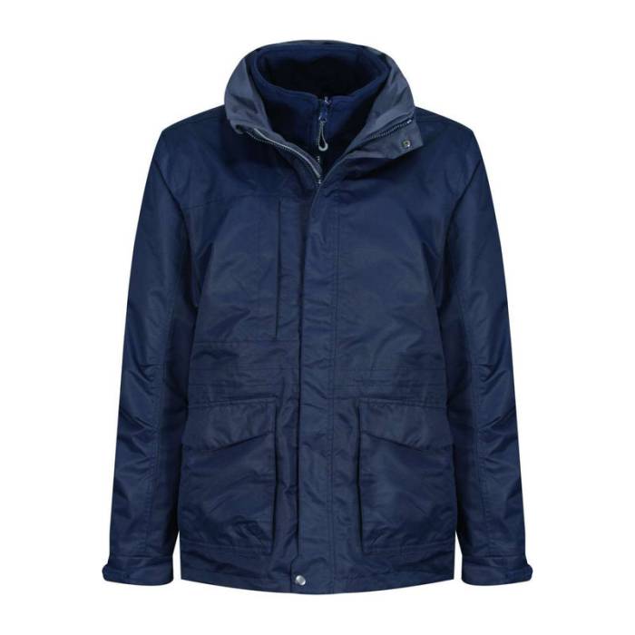 Men`S Benson Iii - Breathable 3 In 1 Jacket - Navy/Navy<br><small>EA-RETRA147NV/NV-4XL</small>