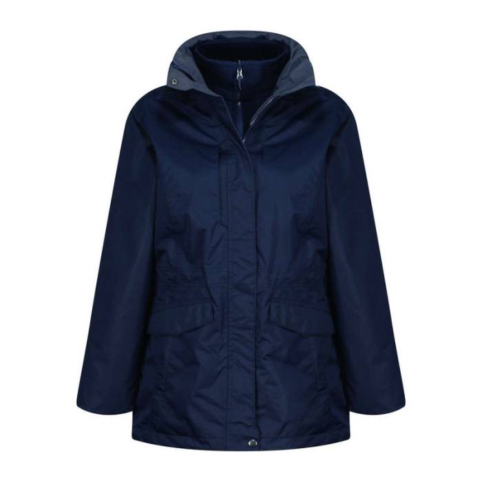 Women`S Benson Iii - Breathable 3 In 1 Jacket - Black/Black<br><small>EA-RETRA148BL/BL-2XL</small>